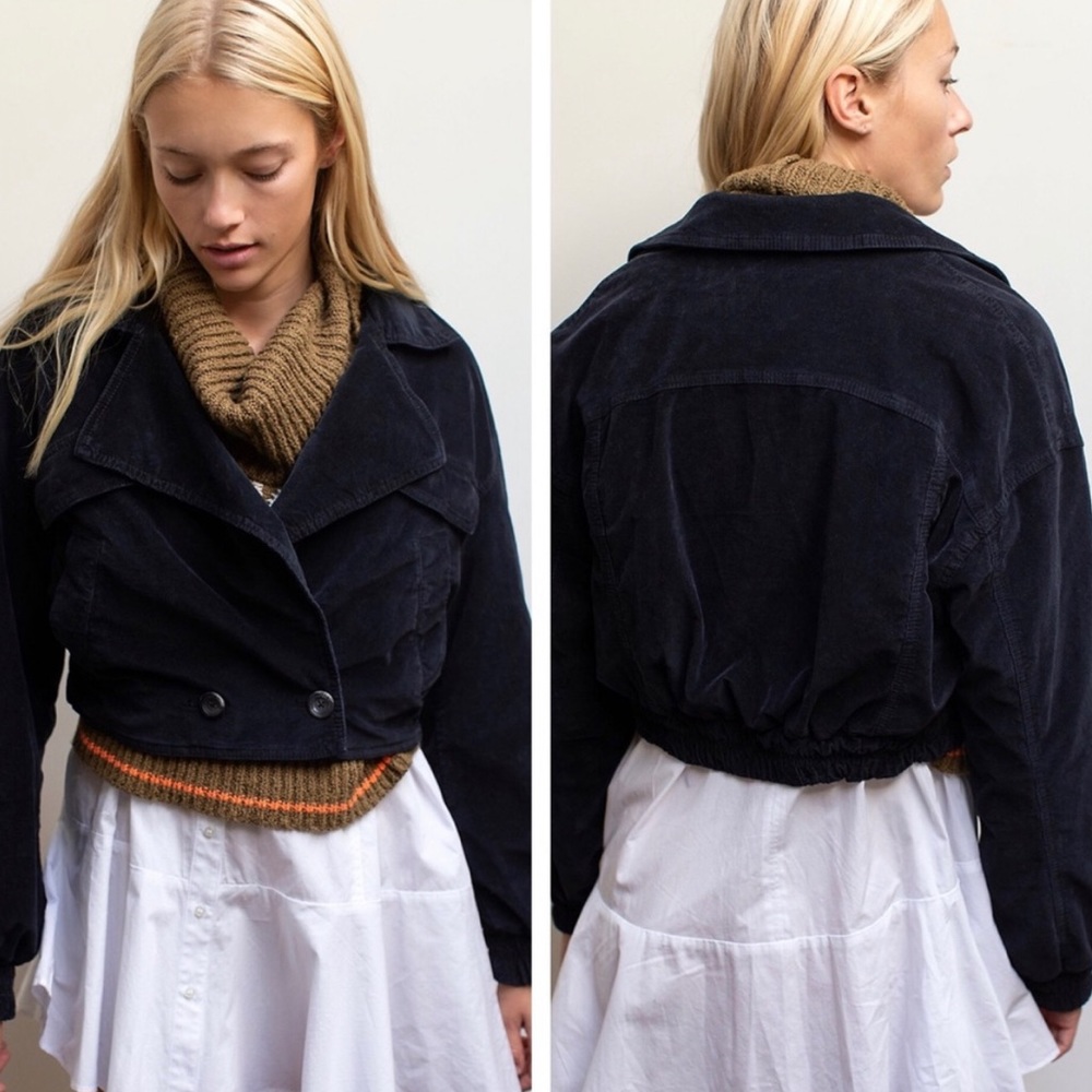 Free People Sure Thing Bomber Jacket